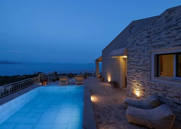 Alemar House With Private Pool And Spectacular Sea Views Just 150m To The Апартаменты Барбати